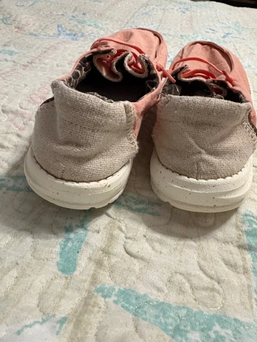 HEYDUDE Women's Wendy Shoes | Women's Lace Up Loafers | Size 9